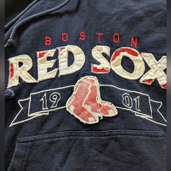 Boston Red Sox textured hoodie swearshirt - Picture 2 of 4